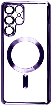 Чехол FIBRA Chrome MagSafe case Samsung S22 Ultra Purple