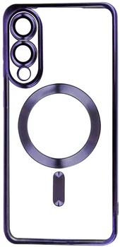 Чехол FIBRA Chrome MagSafe case Samsung S25 Edge Purple