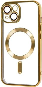 Чохол FIBRA Chrome MagSafe case iPhone 13 Gold