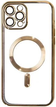 Чехол FIBRA Chrome MagSafe case iPhone 14 Pro Gold
