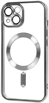 Чохол FIBRA Chrome MagSafe case iPhone 14 Silver