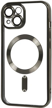 Чохол FIBRA Chrome MagSafe case iPhone 15 Black