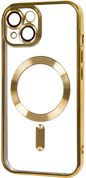 Чохол FIBRA Chrome MagSafe case iPhone 15 Gold