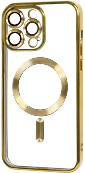 Чохол FIBRA Chrome MagSafe case iPhone 15 Pro Max Gold