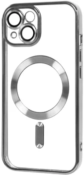 Чохол FIBRA Chrome MagSafe case iPhone 15 Silver