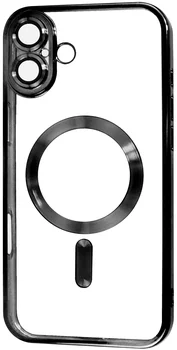 Чехол FIBRA Chrome MagSafe case iPhone 16 Plus Black