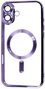 Чехол FIBRA Chrome MagSafe case iPhone 16 Plus Purple