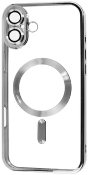 Чохол FIBRA Chrome MagSafe case iPhone 16 Silver