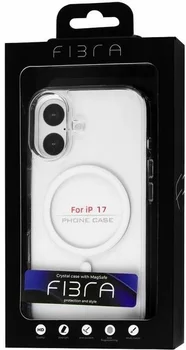 Чохол FIBRA Crystal Case with MagSafe iPhone 17 Clear
