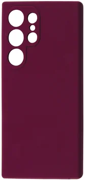 Чехол FIBRA Full Silicone Cover Samsung S23 Ultra Marsala