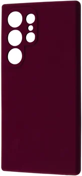 Чохол FIBRA Full Silicone Cover Samsung S25 Ultra Marsala
