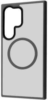 Чехол FIBRA Metal Buttons with MagSafe Samsung S25 Ultra Gray