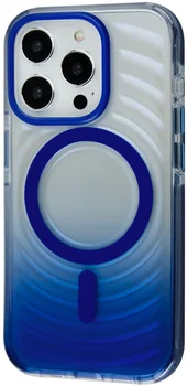 Чехол FIBRA Ripples iPhone 15 Pro Gradient Blue