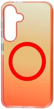 Чехол FIBRA Shock-Proof case with MagSafe Samsung S25 Orange
