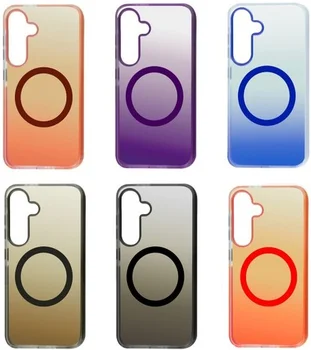 Чехол FIBRA Shock-Proof case with MagSafe Samsung S25 Orange