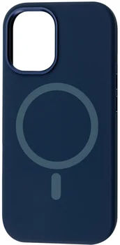 Чохол FIBRA Silicone OmniMag iPhone 13/14 Dark Blue
