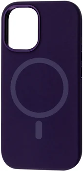 Чохол FIBRA Silicone OmniMag iPhone 13/14 Dark Purple