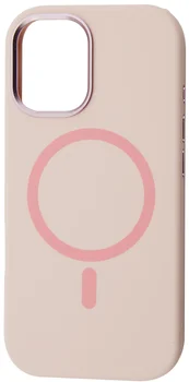 Чохол FIBRA Silicone OmniMag iPhone 13/14 Light Pink