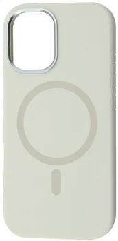 Чохол FIBRA Silicone OmniMag iPhone 13/14 Milk White