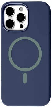 Чехол FIBRA Silicone OmniMag iPhone 14 Pro Dark Blue