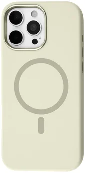 Чехол FIBRA Silicone OmniMag iPhone 14 Pro Milk White