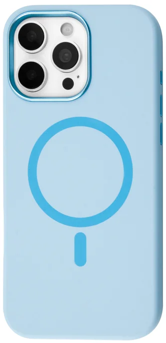 Чехол FIBRA Silicone OmniMag iPhone 14 Pro Sky Blue