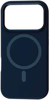 Чехол FIBRA Silicone OmniMag iPhone 17 Pro Dark Blue