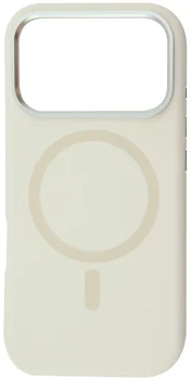 Чехол FIBRA Silicone OmniMag iPhone 17 Pro Milk White