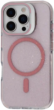Чехол FIBRA Star Shine with MagSafe iPhone 14 Pro Light Pink