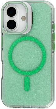 Чохол FIBRA Star Shine with MagSafe iPhone 17 Green