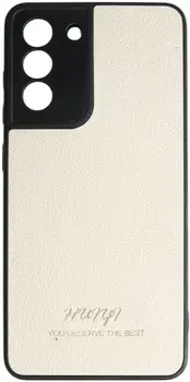 Чохол Huryl Leather Case Samsung Galaxy S21 FE Cream