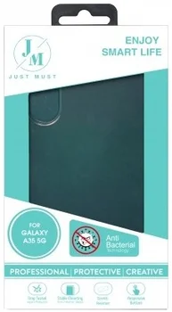 Чохол Just Must Anti-Bacteria Samsung A35 (A356) Clear