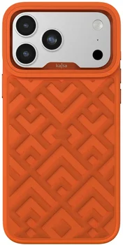 Чохол Kajsa Briquette Collection Rhombus Case iPhone 17 Pro Orange