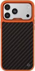 Чохол Kajsa Carbon Fiber Collcetion Case iPhone 17 Pro Max Orange