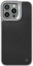 Чохол Kajsa Carbon Fiber Collcetion iPhone 16 Pro Dark Grey