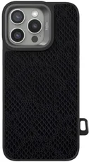 Чохол Kajsa Glamorous Collection Complex Lizard back case for iPhone 16 Pro Black