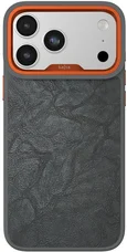 Чохол Kajsa Glamorous Collection Crazy Horse Case iPhone 17 Pro Gray