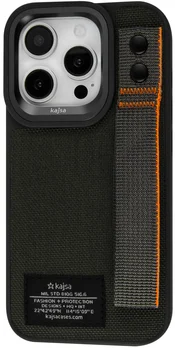 Чохол Kajsa Military Collection Straps back case for iPhone 15 Pro Max Black