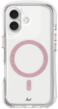 Чохол LAUT AERO SPARKLE case with MagSafe for iPhone 16 Plus - Crystal Pink (L_IP24C_AS_P)