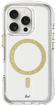 Чохол LAUT AERO SPARKLE case with MagSafe for iPhone 16 Pro - Crystal Gold (L_IP24B_AS_GD)