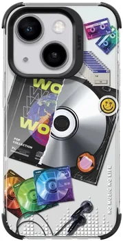 Чехол LAUT POP RETRO MUSIC case with MagSafe for iPhone 15 (L_IP23A_POP_RM)