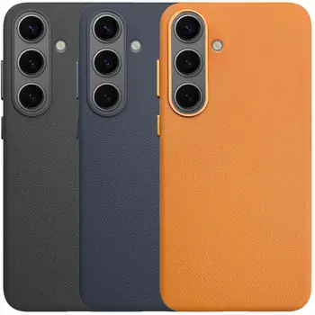 Чохол Leather Case (AAA) для Samsung Galaxy S25+ Midnight Blue