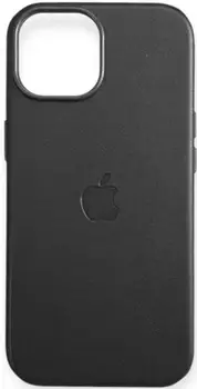 Чохол Leather Case with MagSafe для iPhone 13 Pro Max Black