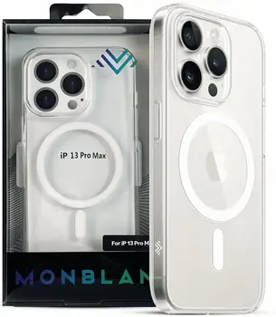 Чехол Monblan для iPhone 13 Pro Max Magnetic Crystal Series Transparent (MMC13PM)
