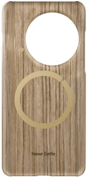 Чехол OnePlus 13 Wood Grain Magnetic Half-pack Case Wood Brown