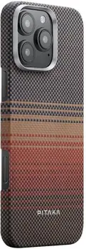 Чехол Pitaka Tactile Woven для iPhone 16 Pro Max Sunset (KI1601SUM)
