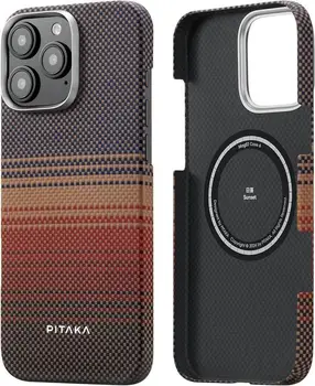Чехол Pitaka Tactile Woven для iPhone 16 Pro Max Sunset (KI1601SUM)