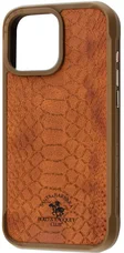 Чехол Polo Knight Case iPhone 16 Pro Brown