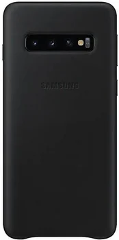 Чехол Samsung G973 Galaxy S10 Leather Cover Black (EF-VG973LBEG)