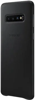 Чехол Samsung G973 Galaxy S10 Leather Cover Black (EF-VG973LBEG)
